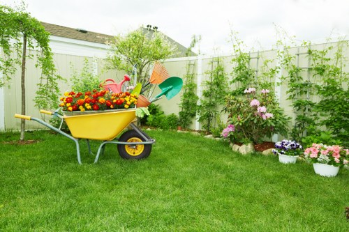 Beautifully landscaped garden in Hatch End